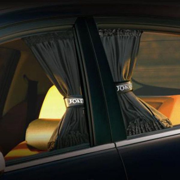 

car sunshade 2pcs/set universal side window curtains auto windows curtain sun visor blinds cover car-styling