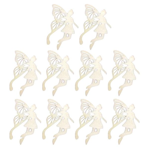 

wall stickers 10pcs unfinished fairy craft hubs diy unpainted wood plates home supplies