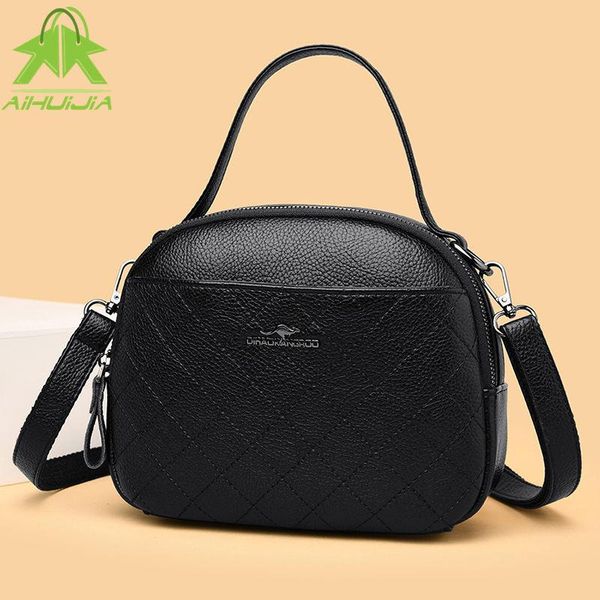 

evening bags fashion high capacity embroidered thread women shoulder 2021 small round shape handbag luxury designer messenger bag