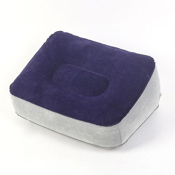 

pillow portable inflatable foot rest cushion pvc air travel office home leg up footrest relaxing feet tool do