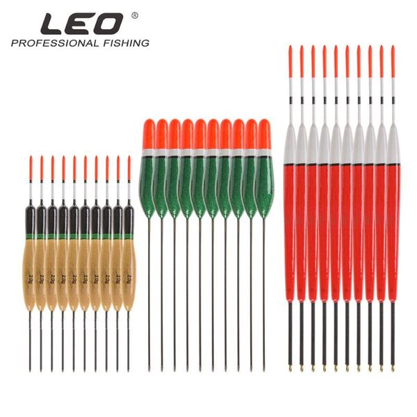

10pcs paulownia wood fishing carp floats v tackle accessories 14/17/22cmertical buoy hard tail good buoyancy