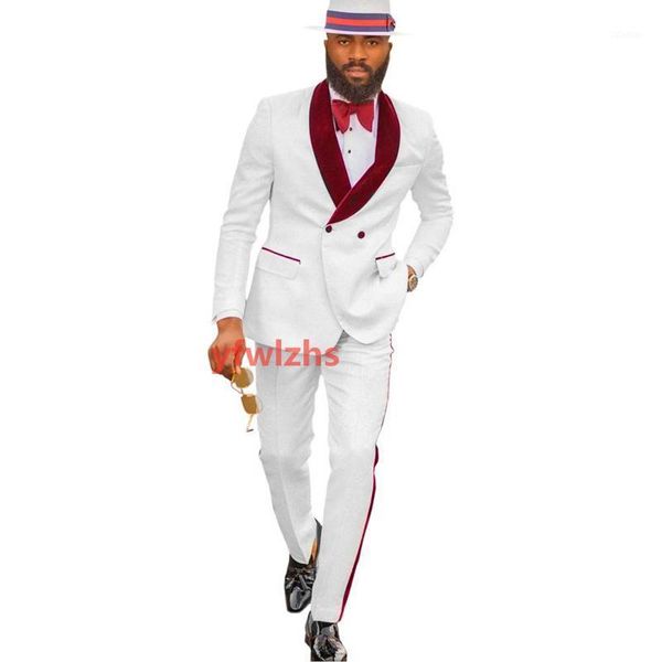 

arrival embossing groomsmen shawl lapel groom tuxedos men suits wedding/prom blazer ( jacket+pants+tie) d09 men's & blazers, White;black