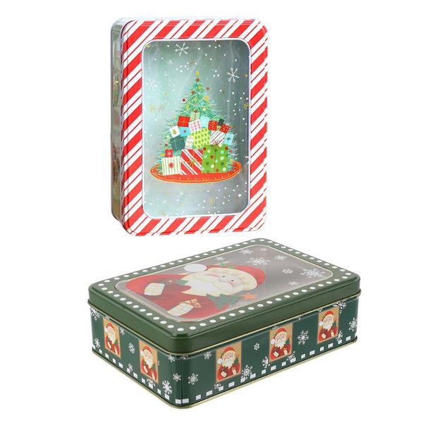 

gift wrap 2pcs candy boxes decorative cases containers tinplate