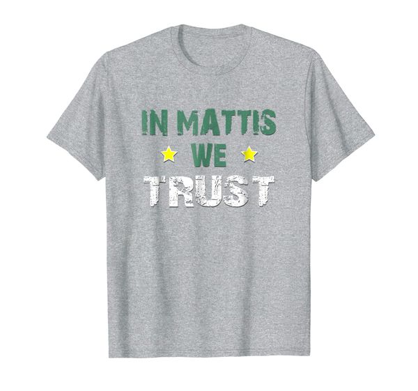 

in mattis we trust patriotic t-shirt, White;black