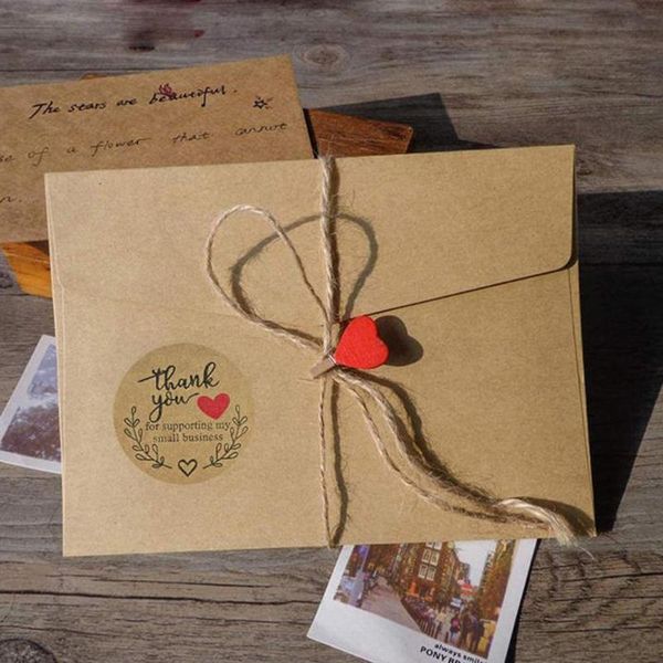 

gift wrap 500pcs thank you stickers 1inch round seal label sticker diary stationery for wedding party decor handmade