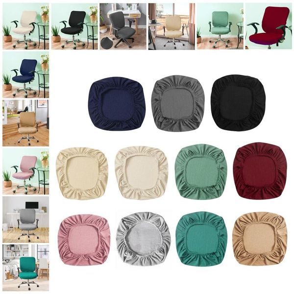 

chair covers elastic office washable anti-dust seat cushion protector universal desk task cover