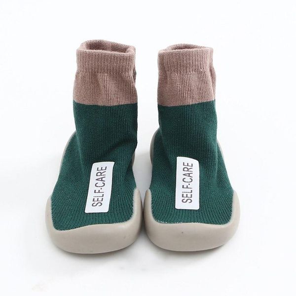 

first walkers autumn winter children non-slip floor socks terry thickening baby toddler shoes indoor soft rubber