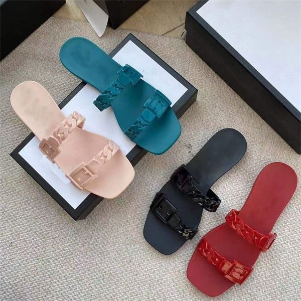 

jelly sandals flip flops women's beach shoes non slip flat slippers jelly 70% off factory store online sale, Black