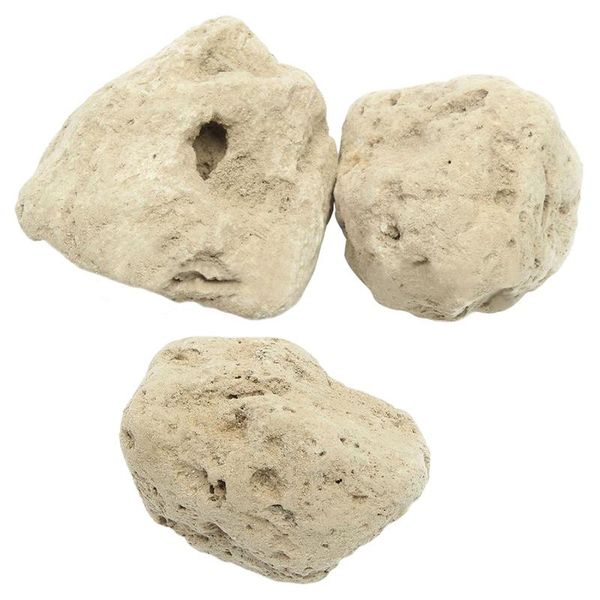

decorations 3pcs floating real rocks aquarium water plant fish tank aquatic landscape models:s diameter 4-5cm