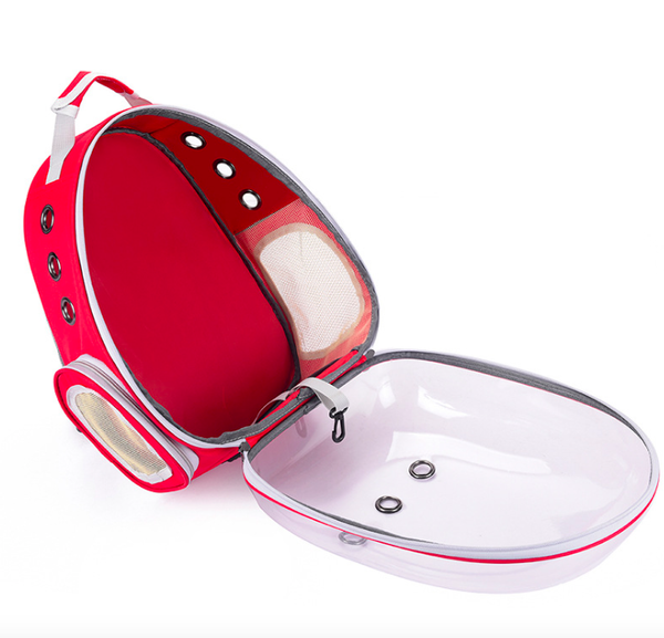 

fishing accessories bag outdoor travel pet cats and dogs go out convenient backpack transparent space super breathable b