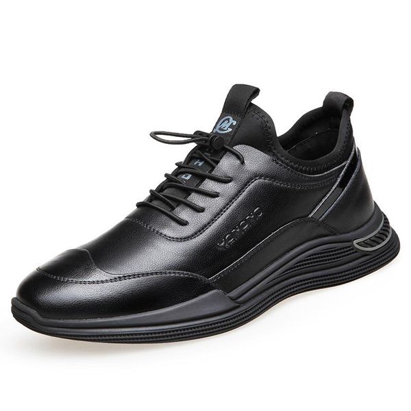 

dress shoes 2021 man men casual handmade loafers for party, Black
