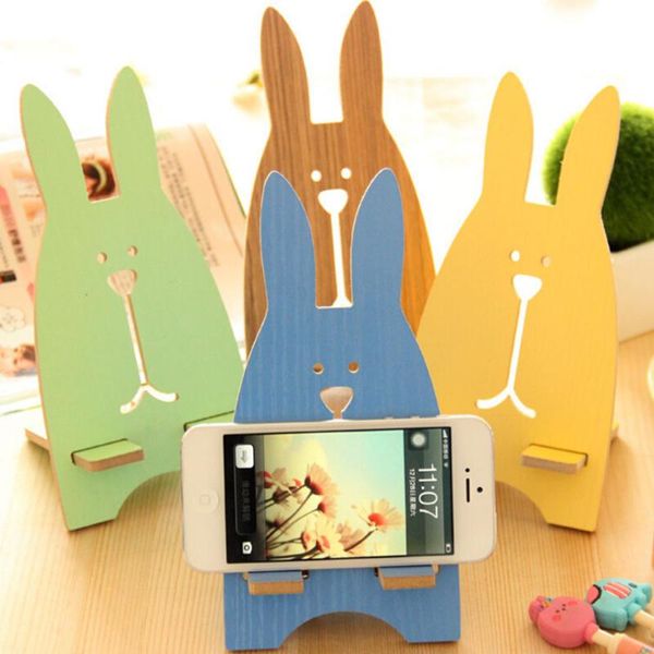 

mobile phone stand paper holder charging bracket cute lovely animal cellphone socket dock 1pcs cell mounts & holders