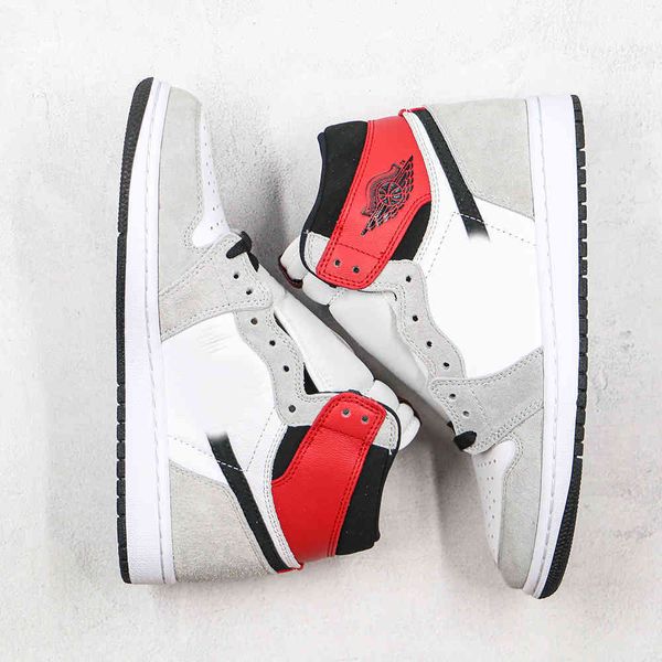 

(boxed) men's jumpman 1 basketball shoes and women's ash red outdoor casual sports