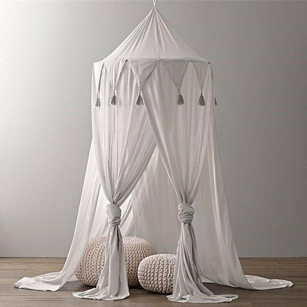

kid baby mosquito net hanging bedcover curtain bedding dome tent