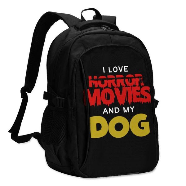 

backpack scary dog backpacks jogging youth breathable funny charging usb bags