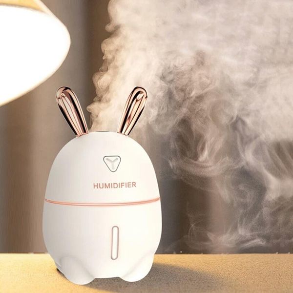 

humidifiers 300ml air humidifier ultra-silent usb aroma essential oil diffuser office car humidificador purifier mist maker