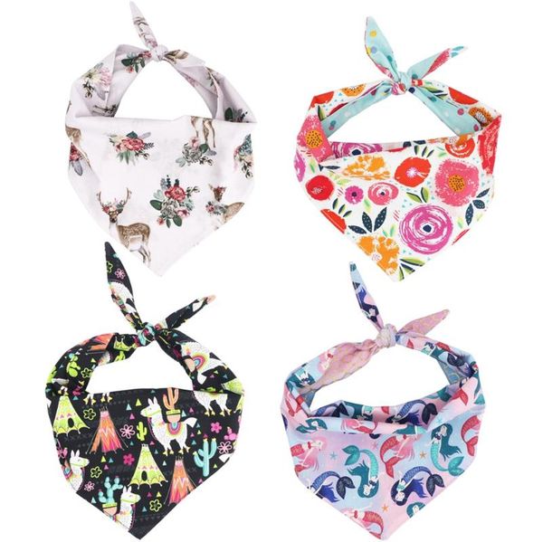 

dog apparel bandana reversible tie on scarf pet accessory for gifts