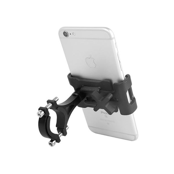 

cell phone mounts & holders metal motorcycle bike holder aluminum alloy anti-slip bracket gps clip universal bicycle stand for all smartphon
