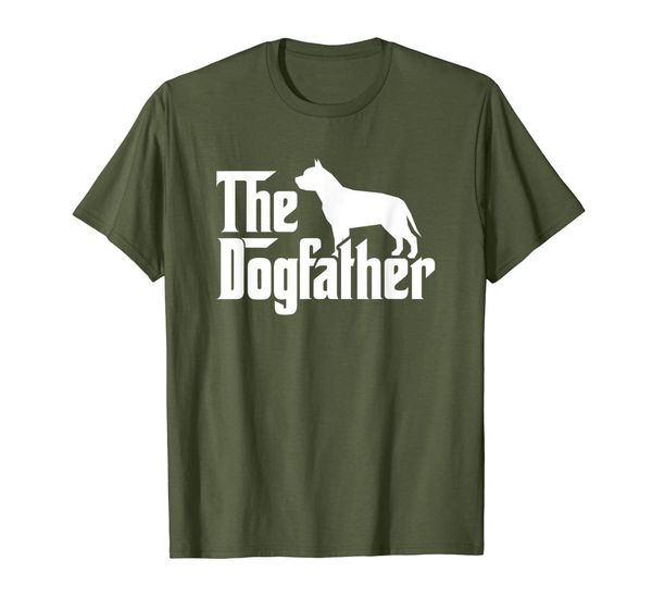 

pitbull the dogfather t-shirt, White;black