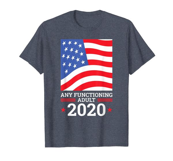

any functioning 2020 t-shirt, White;black