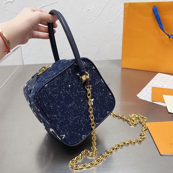 

fashion petite malle chain clutch bag women designers purse houlder box totes new square handbags shoulder bags crossbody bags dice bags fla