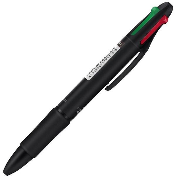 

ballpoint pens 500pcs/lot multicolor pen fine point 4 in 1 colorful retractable pens, multi function pen, (0.7mm), Blue;orange