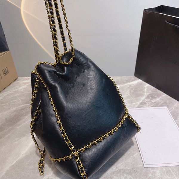 

french fashion women's bucket bag rhombus plaid chain designer handbag 2021 new classic personality backpack outdoor sacoche quilted wa