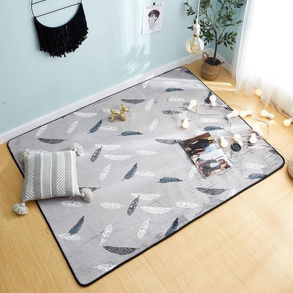 

carpets nordic style modern simple series bedroom area rug for living room hallway geometric feather 3d carpet kitchen floor mat