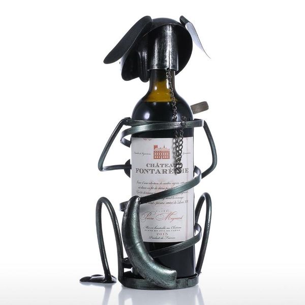 

tablewine racks tooarts puppy rack with golf iron animal figurine creative holder practical ornament craft gift stand interior