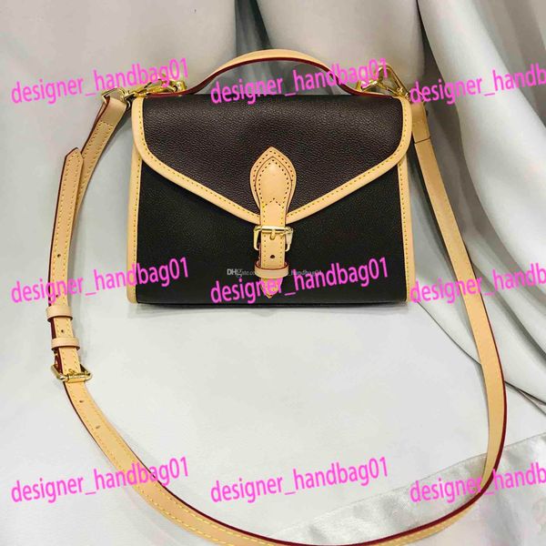 

pvc l printing elements fan-shaped buckle classic retro ladies shoulder bag cross body