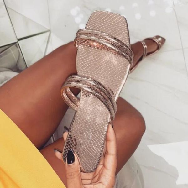 

women's fashion wild beach shoes flat rubber outsole sandals double rings outdoor travel slippers, Black