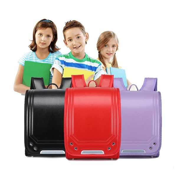 

backpack japanese candy color schoolbag pu for elementary school and junior high students multi-color optional unisex