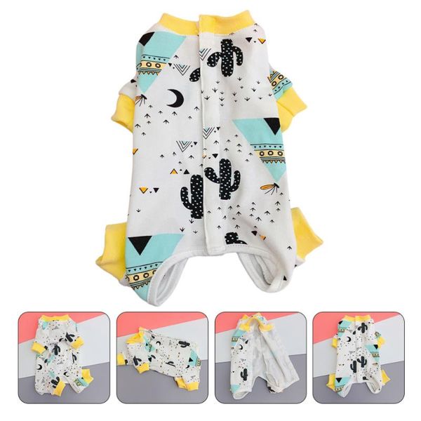 

cat costumes pattern anti-licking four-legged dog recovery clothes