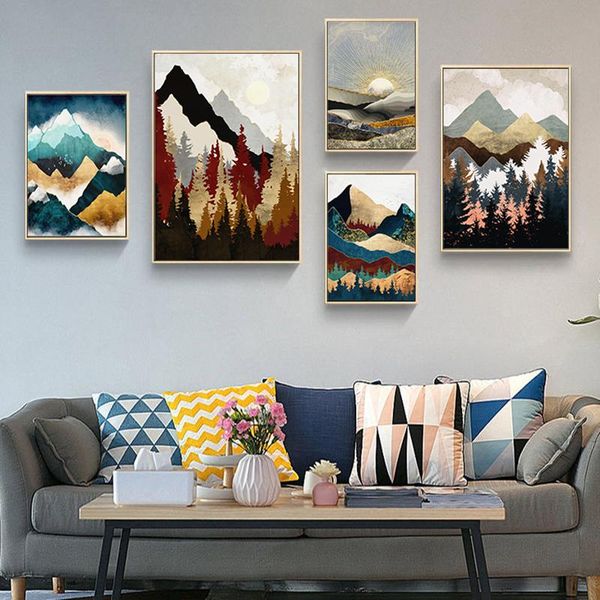 

paintings nordic canvas painting abstract luxury picture home decor wall art minimalist posters and prints for living room el