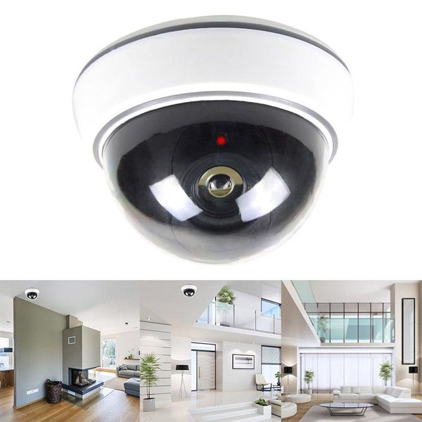 

simulation dummy security surveillance fake camera with led light for outdoor indoor vdx99 ip cameras