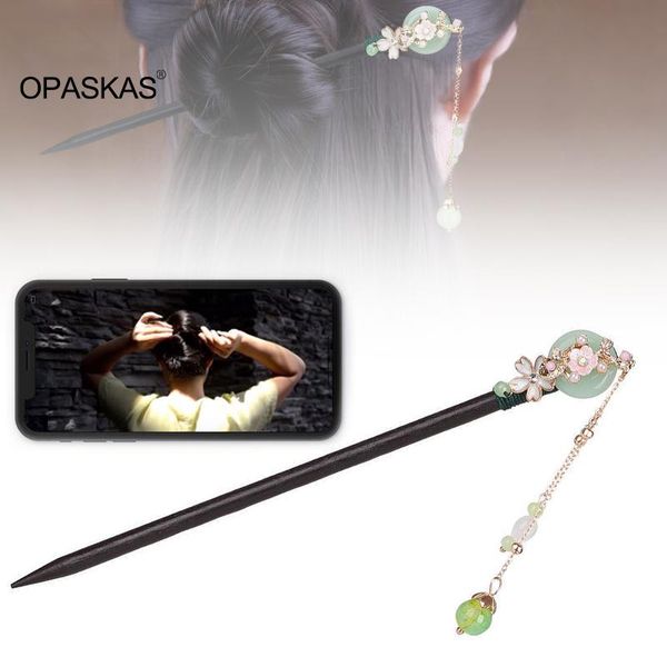 

hair clips & barrettes stick chopsticks vintage tassel pin making accessories for women girl et, Golden;silver
