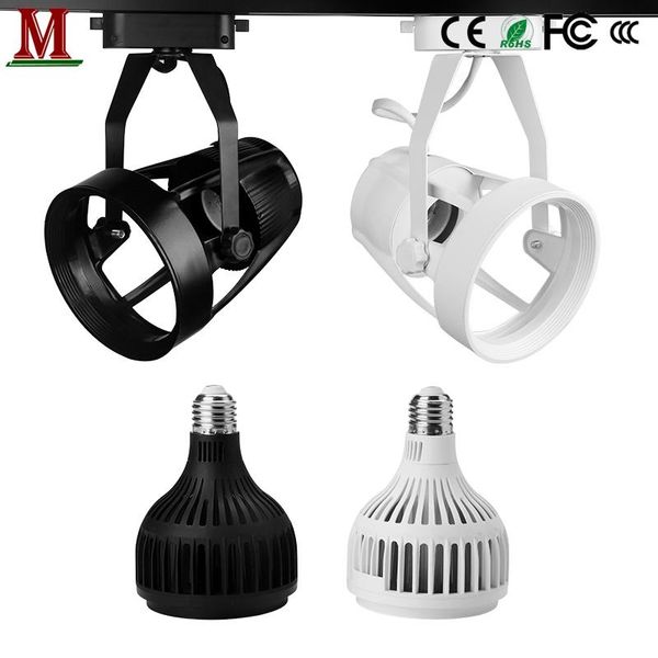 

track light super bright 35w clothing store spotlights led mounted lights e27 screw