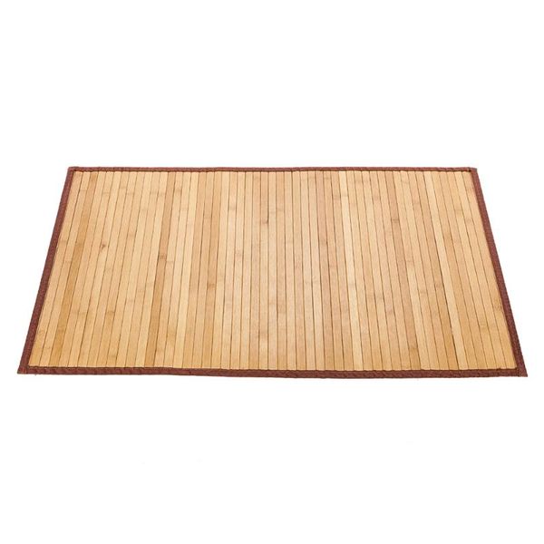 

21"*34" non-sliding waterproof bamboo floor mat natural