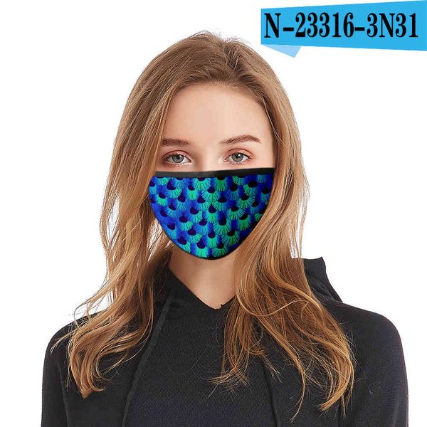 

mask cotton fish scale breathable protection and child washable