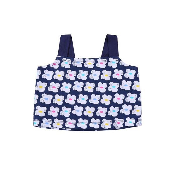 

clothing sets girls outfit children summer sweet style floral printing sleeveless suspender + solid color shorts set, White