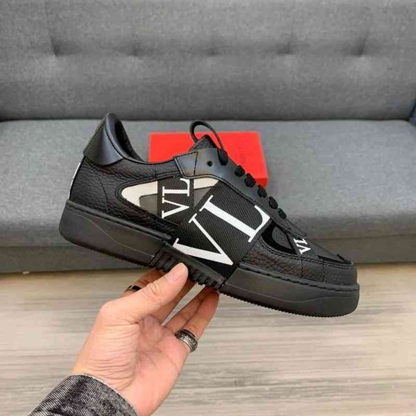 

dress shoes mens luxury designer sneakers fashion white casual leather high sports handmade 1998, Black