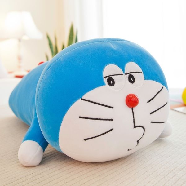 

doraemon version dingdang cat plush toy soft pillow blue fat doll gift