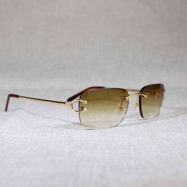 

2022 factory wholesale vintage rimless clear frame men reading square eyeglasses women oculos gafas for outdoor beaching driving aqw9, White;black