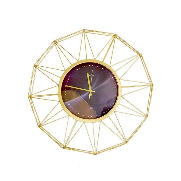 

wall clocks luxury clock living room metal 3d creative novelty sunflower silent fashion art wand klok home decor ea50zb