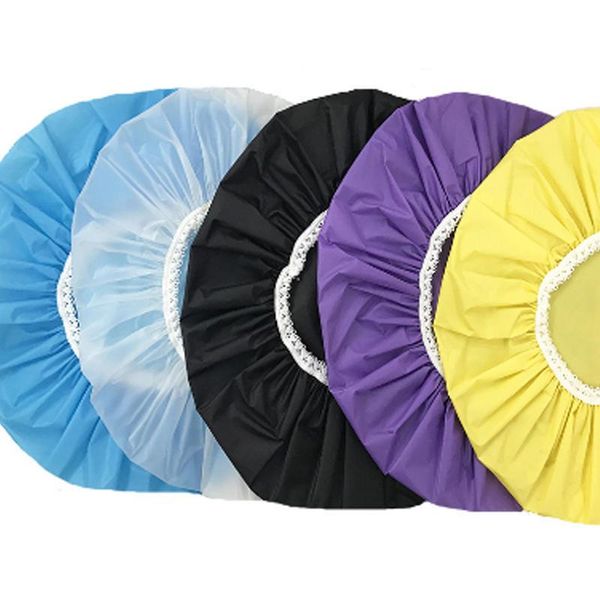 

waterproof shower cap reusable oversize kitchen fume bathing elastic caps bath product