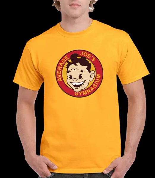

average joes t-shirt dodgeball tee gym t-shirt vince vaughan retro vintage, White;black