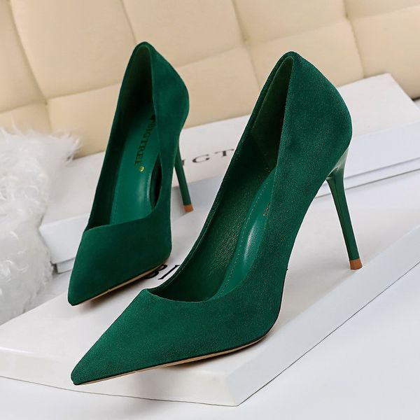 

2022 women dress shoes pumps so kate high heel red bottoms luxury designer thin heels shallow pointed toe 9cm silk blue pink womens office c, Black