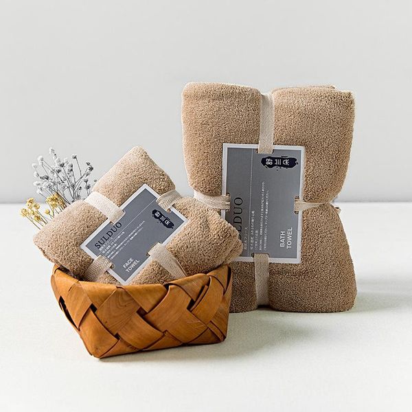 

towel absorbent bath set warp knitted polyester brocade coral fleece el sets