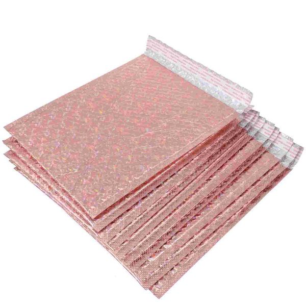 

packing bags 10pcs padded bubble mailers packaging for delivery (rose gold)