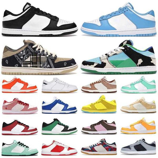 

2021 men women running shoes dunk low unc white black syracuse cactus jack chunky dunky coast abstract art mens dunks trainers outdoor
